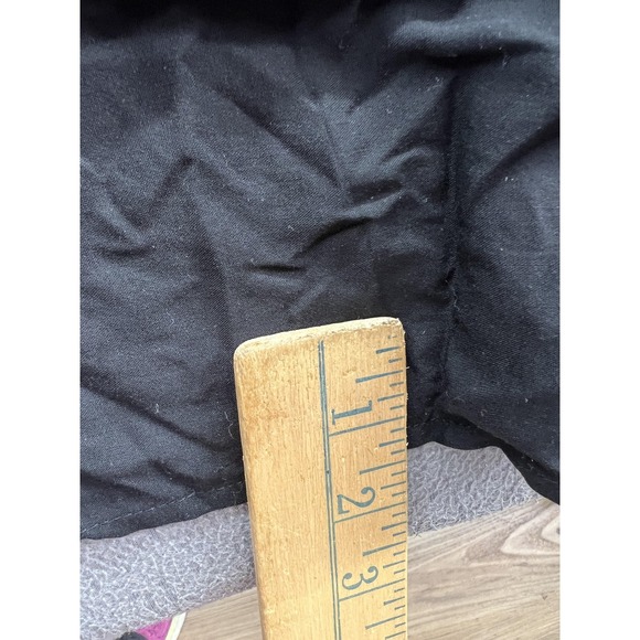 MEROKEETY Dress Womens Small Black Square Neck Long Sleeve Smocked Tiered Maxi - Picture 9 of 14